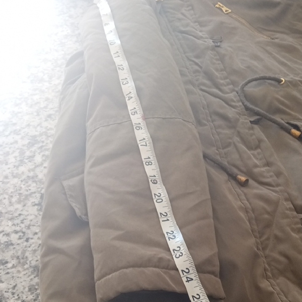 NWOT Brave Soul Olive Parka Coat - Picture 17 of 17